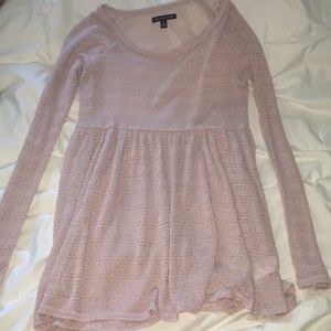 American Eagle Lightweight Blush Tunic